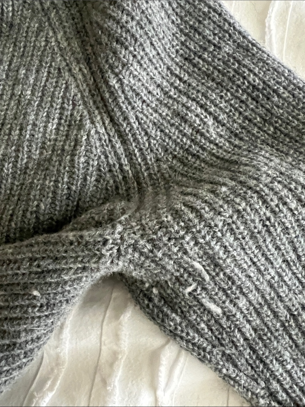 Madewell V-Neck Ribbed Button Sweater - Picture 9 of 9